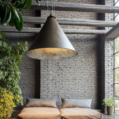 Oversized chandeliers for furnishing with light, Aldo Bernardi models