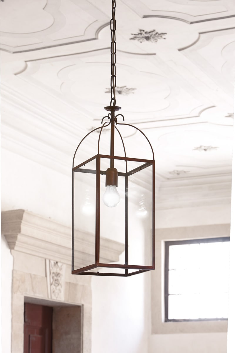Interior Lighting Aida Large Brass Lantern Aldo Bernardi